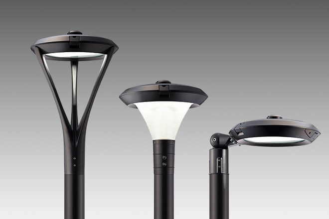 簡単に照明制御ができる新機能追加と新ラインアップをLED街路灯3