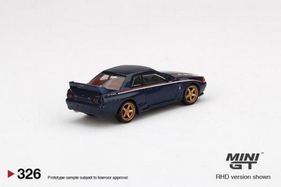 Mini GT #326 Nissan Skyline GT-R R32 Nismo S-Tune Dark Blue RHD