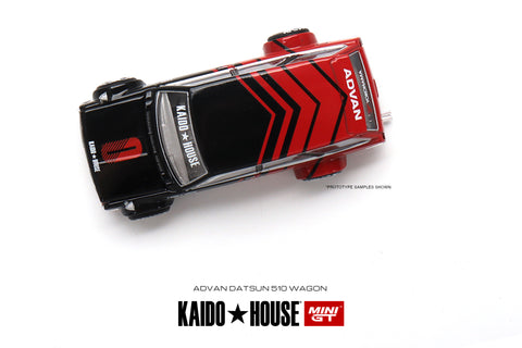 Kaido House x MINI GT #033 Datsun 510 Wagon ADVAN – J Toys Hobby
