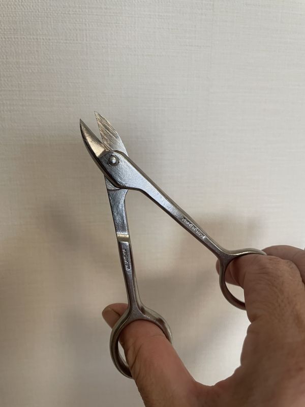 No.8009 白染め針金切り小鋏 - Bonsai Network Japan