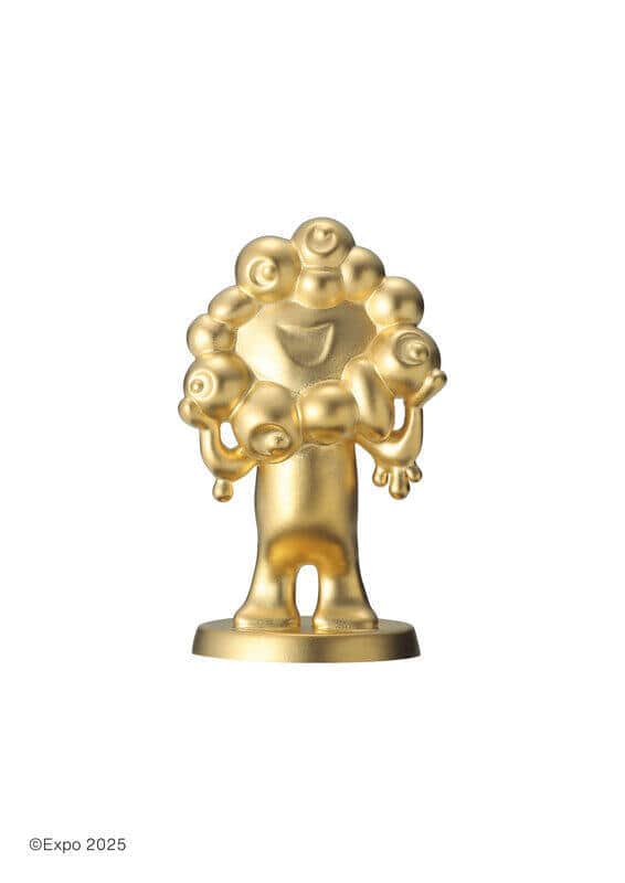 2025大阪・関西万博公式キャラ「ミャクミャク」 純金製フィギュア