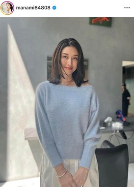 橋本マナミ「スッキリボブとても好評です」 イメチェンでイメージ激変