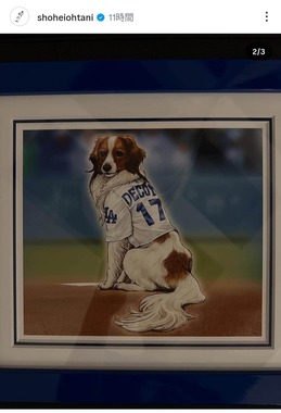 大谷翔平の愛犬デコピン、なんと「遊戯王カード」に！ 始球式の勇姿を