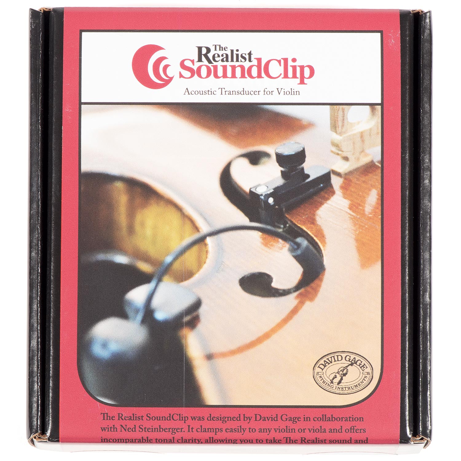Realist Violin SoundClip Pickup with 1/4