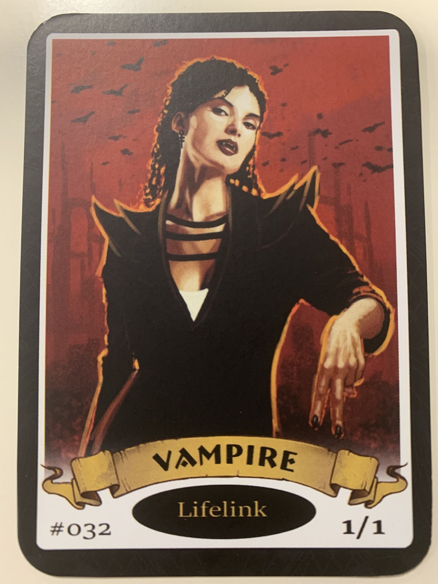 吸血鬼トークン/Vampire Token (Mark Pool) #032 - ジョニーのお店