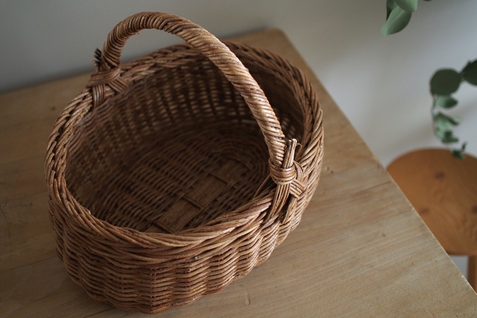 あけびのワンハンドルバスケット - ウェブショップ - jokogumo - よこぐも