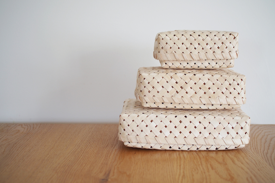 イタヤ細工の蓋もの - ウェブショップ - jokogumo - よこぐも