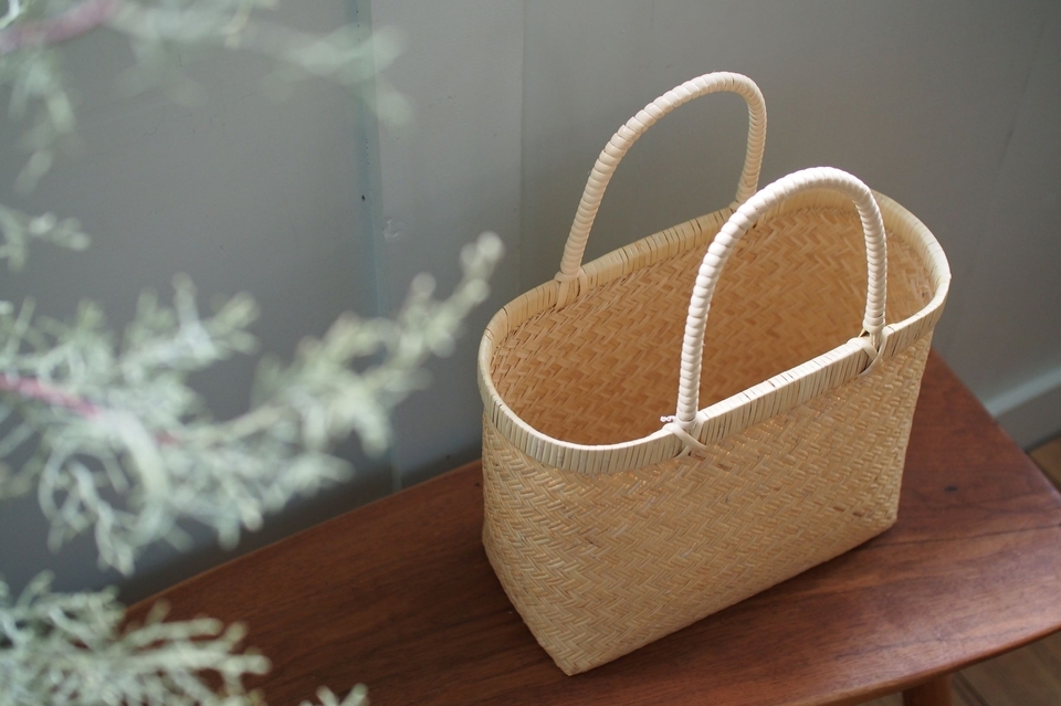 篠竹の手提げかご - ウェブショップ - jokogumo - よこぐも