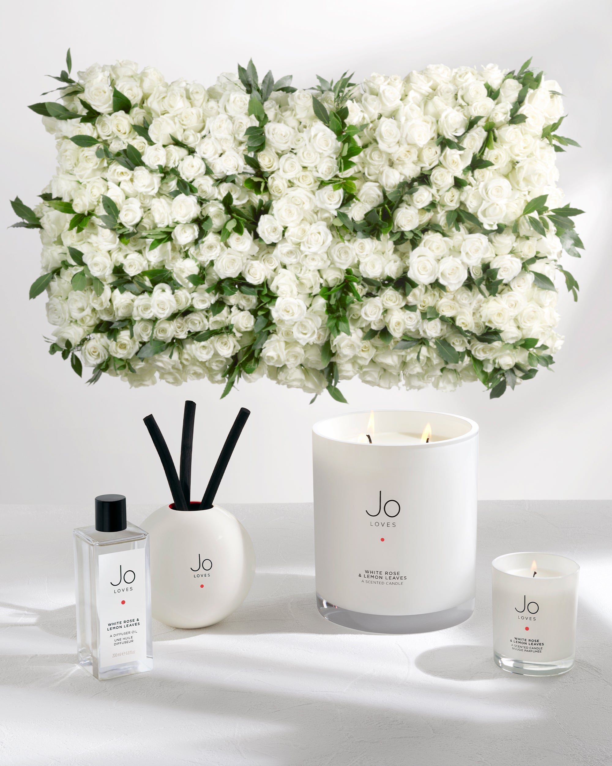 Jo Loves | White Rose & Lemon Leaves A Fragrance Paintbrush™ | 2x7ml