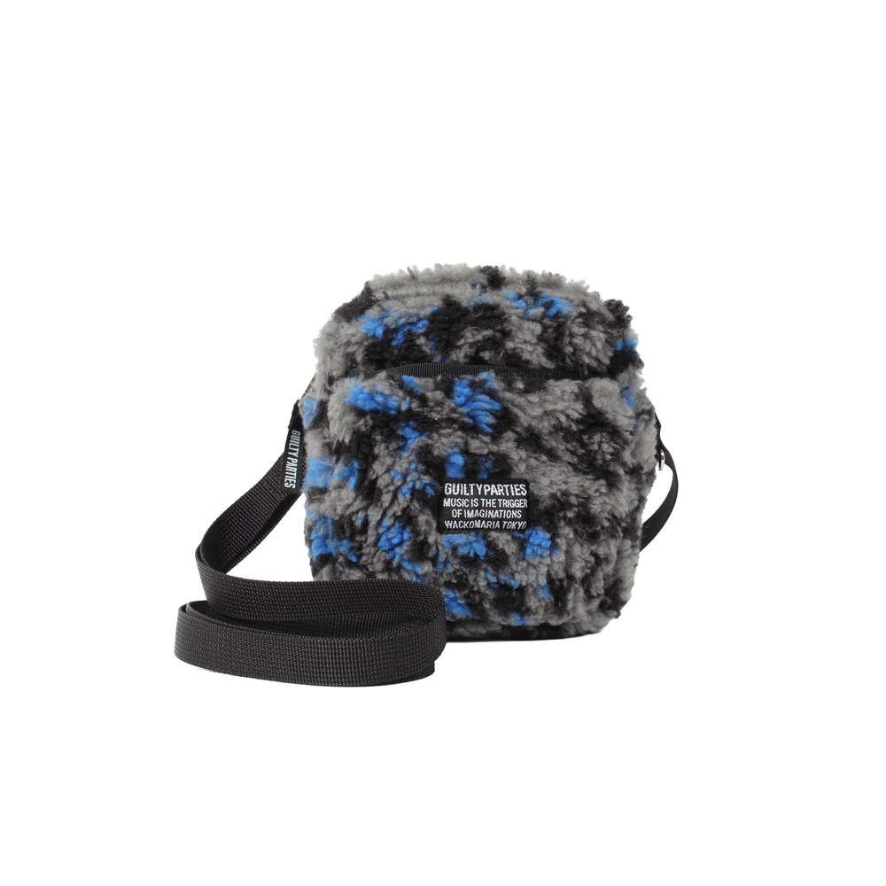 WACKO MARIA/SPEAK EASY / LEOPARD BOA FLEECE SHOULDER MINI BAG