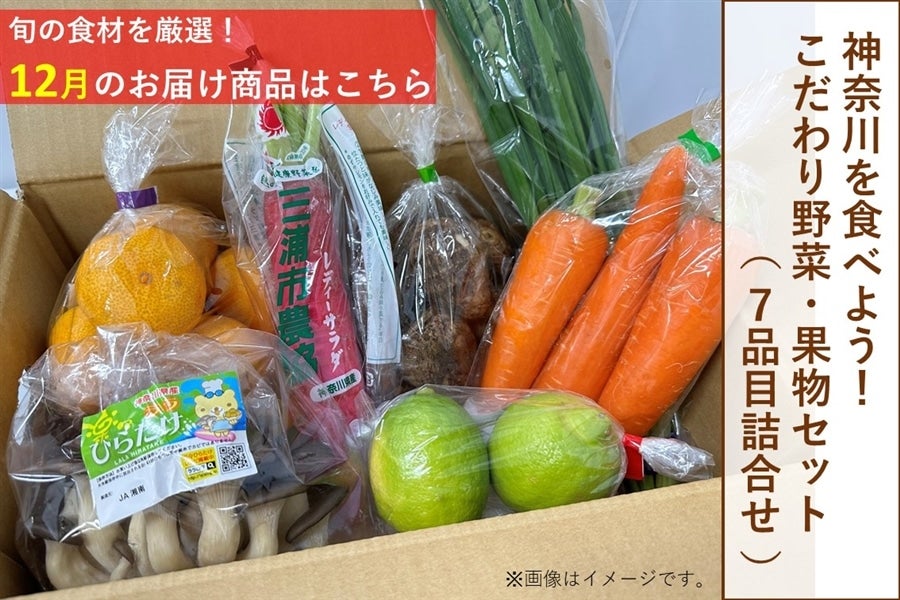 神奈川を食べよう！ こだわり野菜・果物セット（7品目詰合せ）: JA