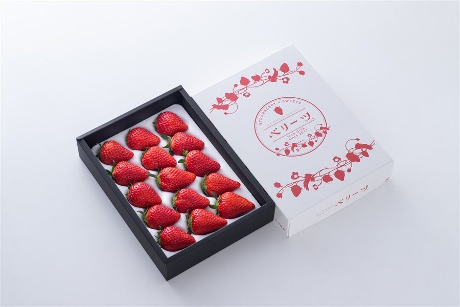 白化粧箱「ベリーツ」（15粒）大分県産いちご: まるっと完食おおいた