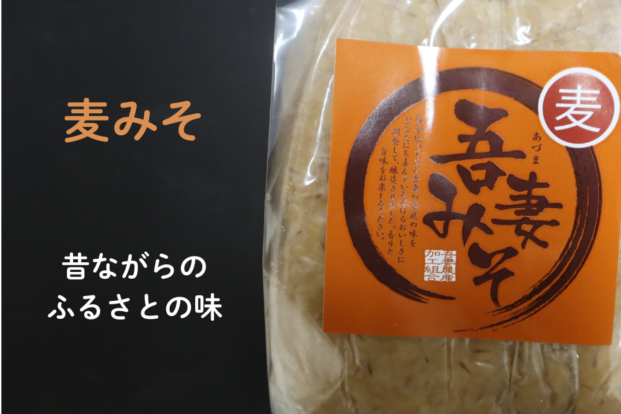 吾妻みそ】みそ食べ比べ4種セット: もぐもぐながさき|【JAタウン