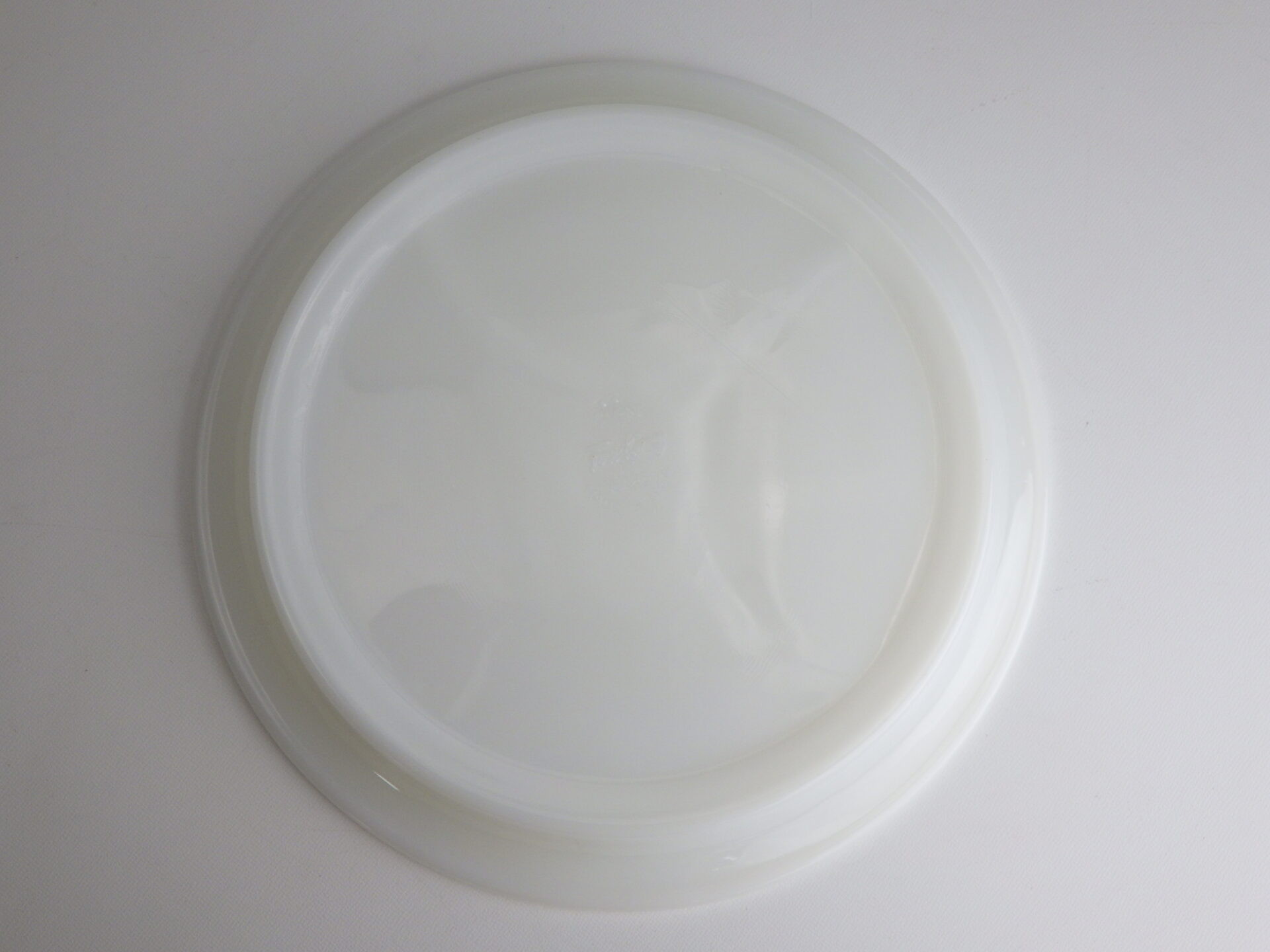 Fire king” white 3compartment Plate ファイヤーキング ホワイト 3