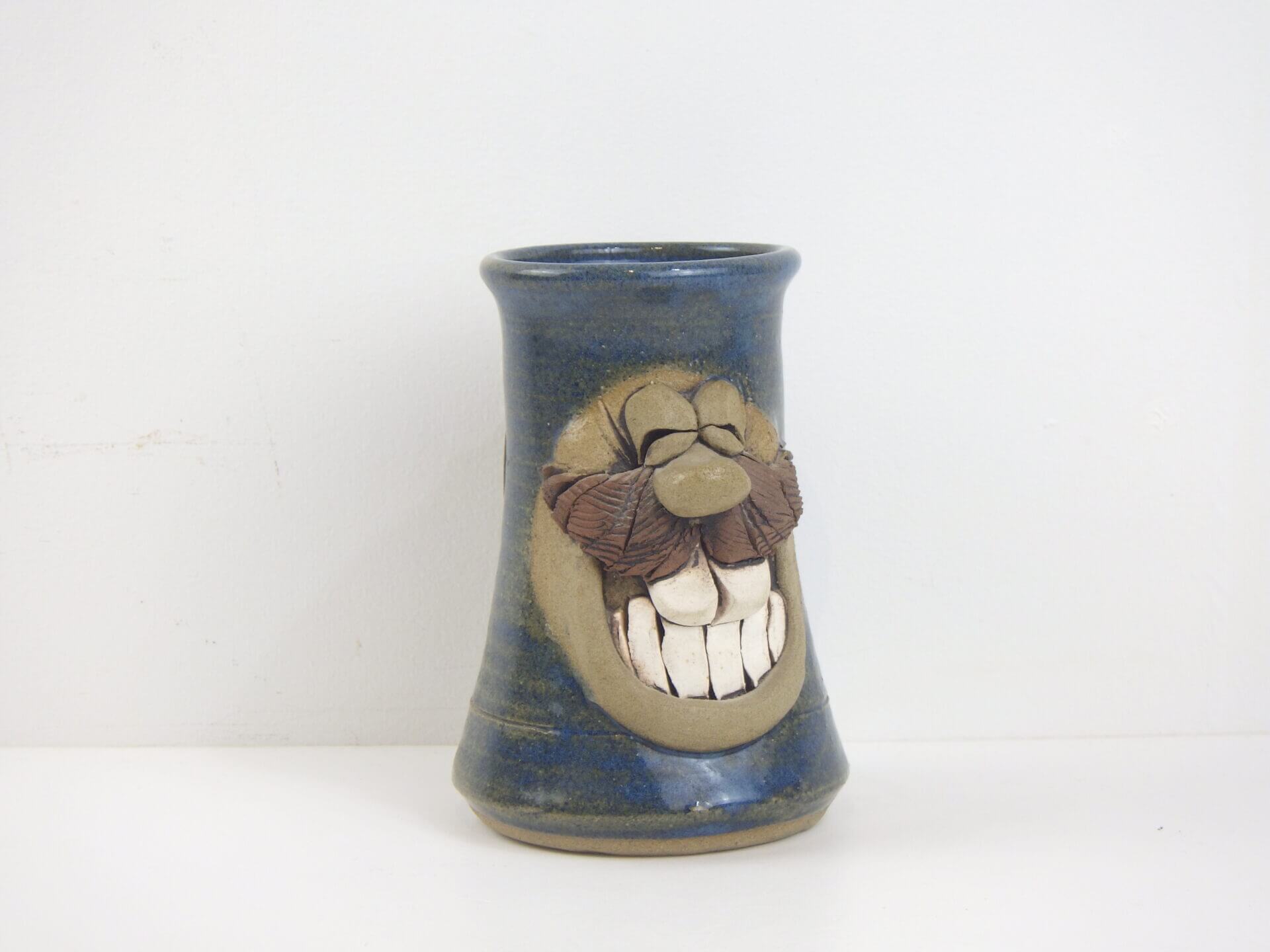 Vintage Funny face mug ビンテージ ファニーフェイスマグ 陶器 | JAM