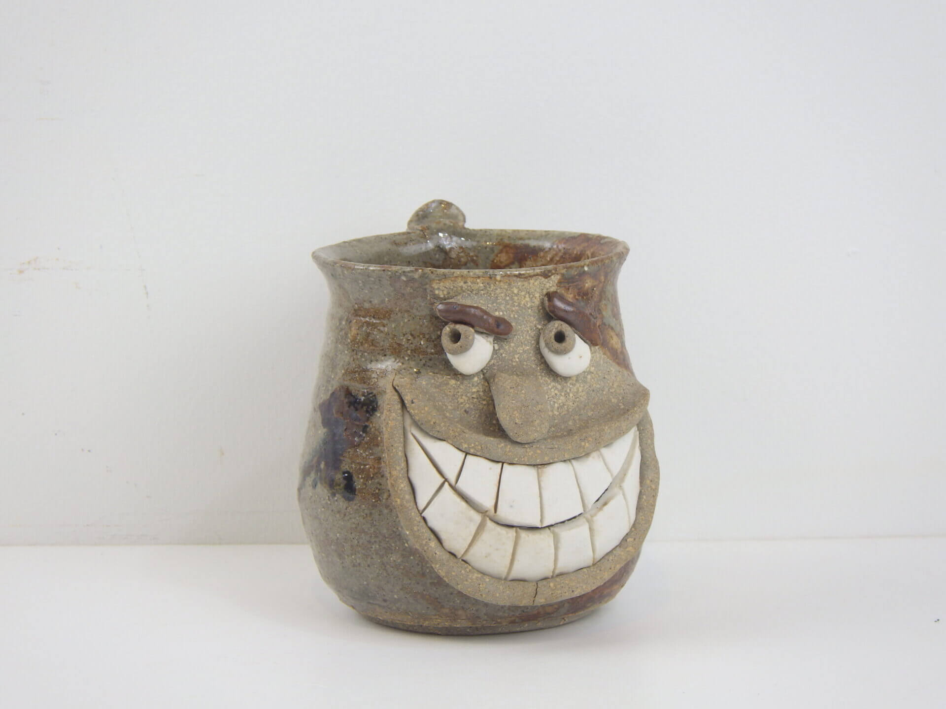 Vintage Funny face mug ビンテージ ファニーフェイスマグ 陶器 | JAM