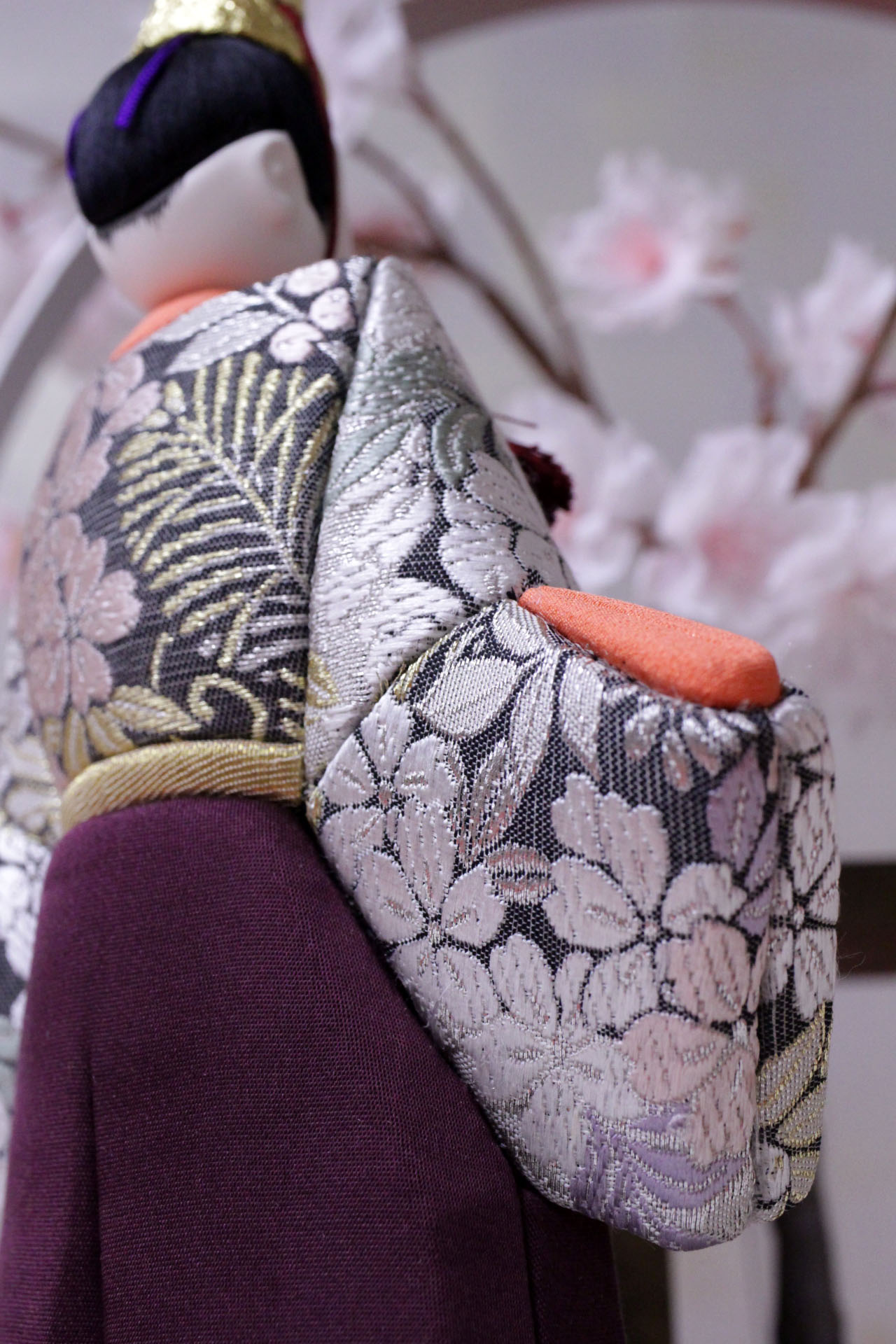 雛人形 おひなさま 木目込み 鈴木賢一 寿々喜雛 祥 帯地 一式 [D3-4174