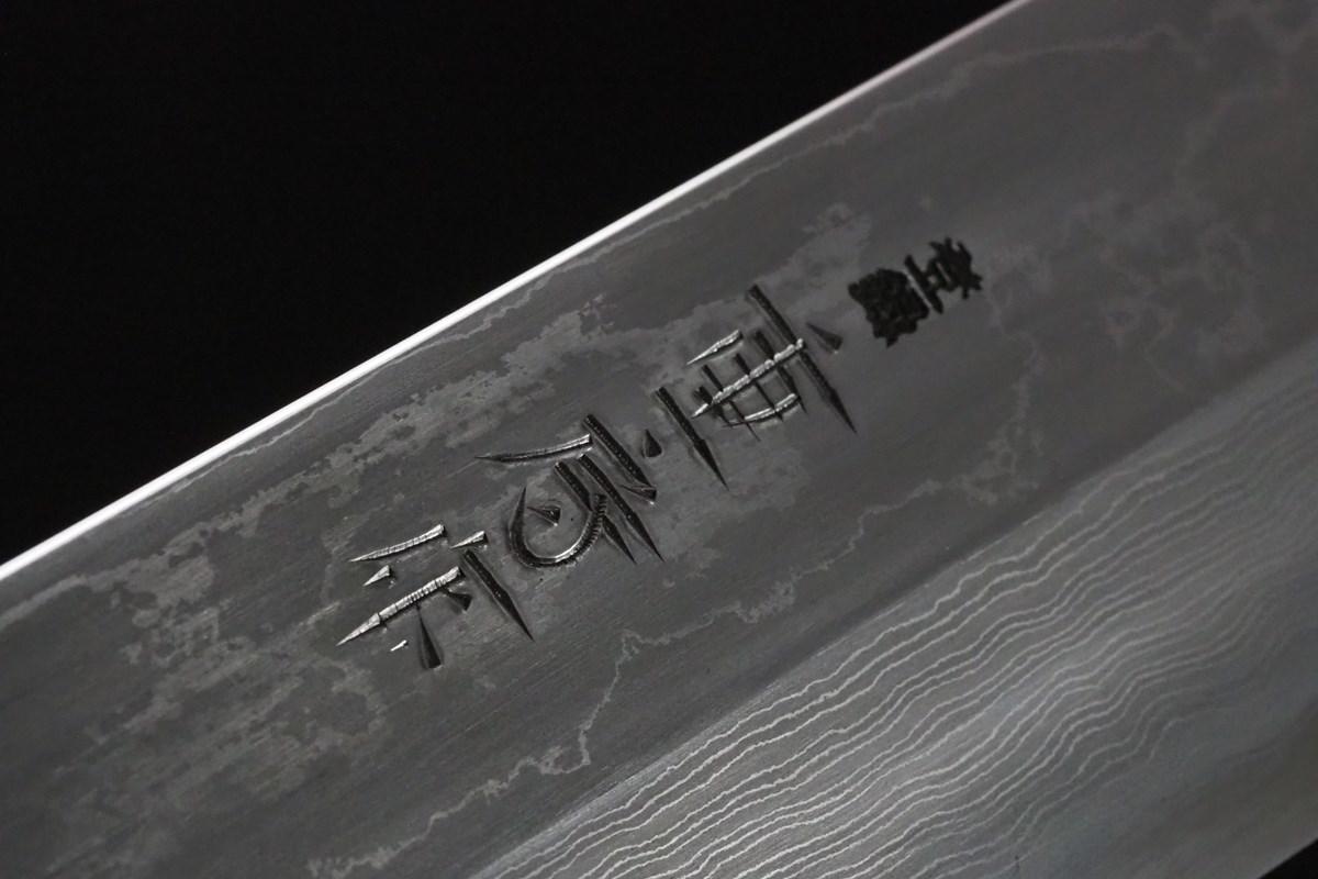 飯塚重房作 鍛地 薄刃7寸5分（210㎜）・片刃 | 日本刃物総本店