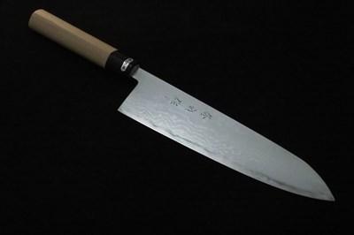 外山修司 作 鍛地 和牛刀240㎜・両刃 | 日本刃物総本店