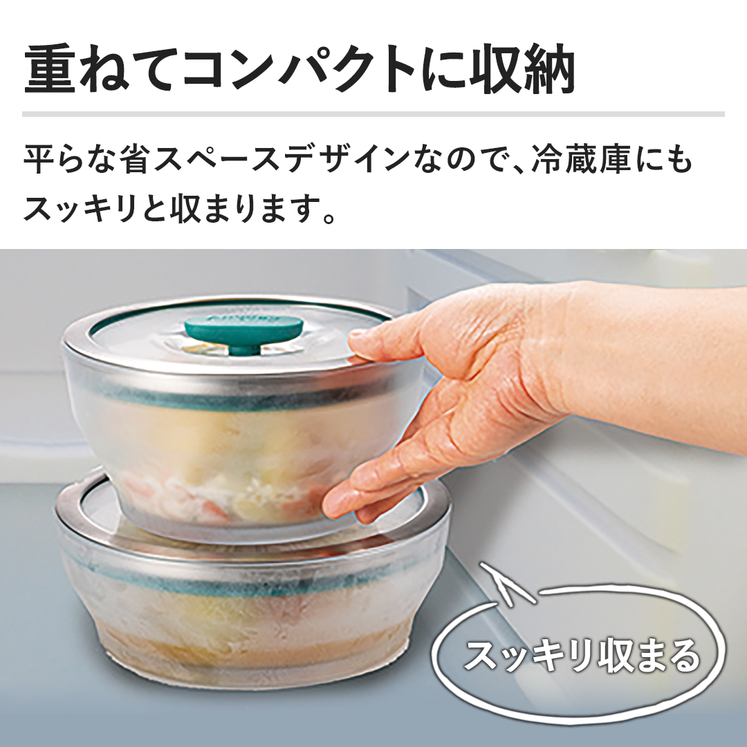 マイヤー キッチン用品 Anyday（エニディ）耐熱ガラスボウル2点セット