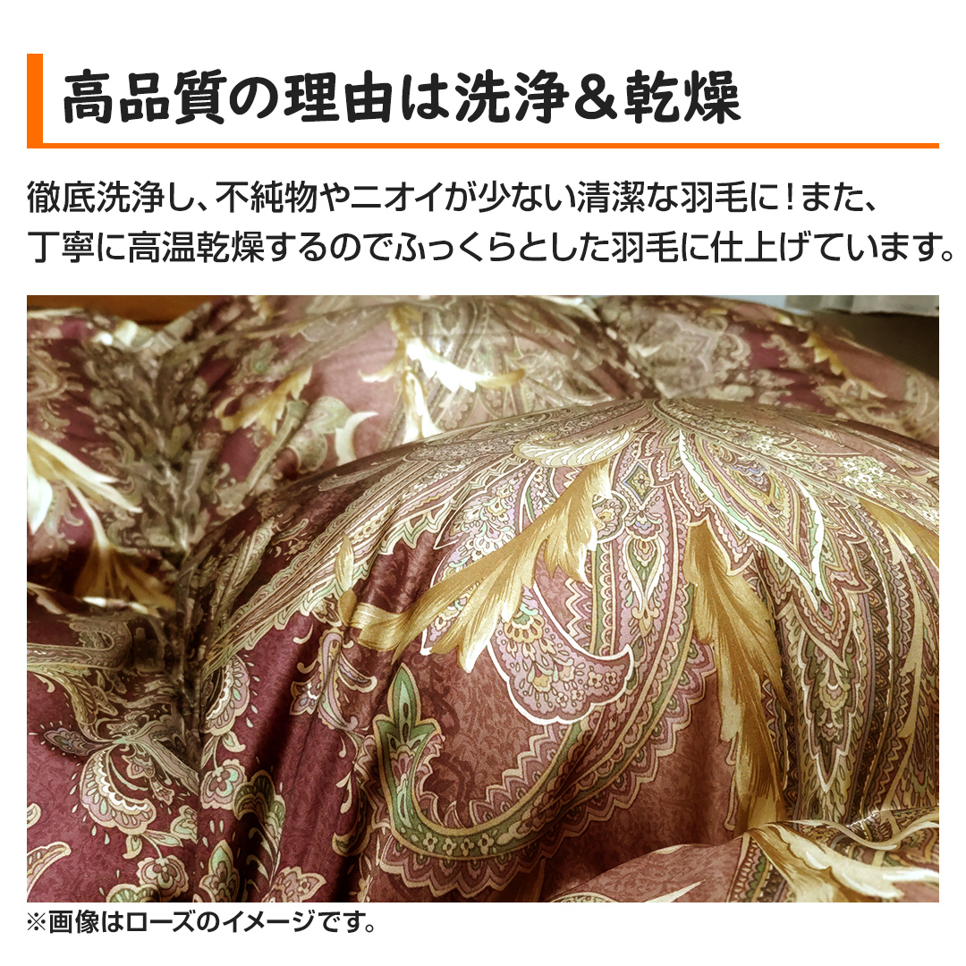 モリリン 布団・快眠グッズ ハンガリー産ダウン90%羽毛布団 シングル