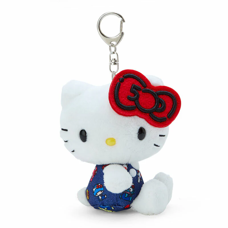 Hello Kitty 50th Hello Everyone! Mascot Keychain Plush – JapanLA