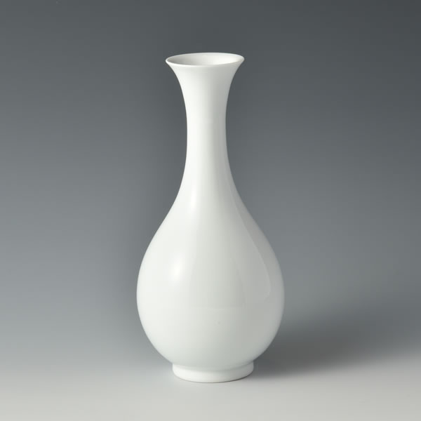 Japan Pottery Net / 白磁花瓶 C