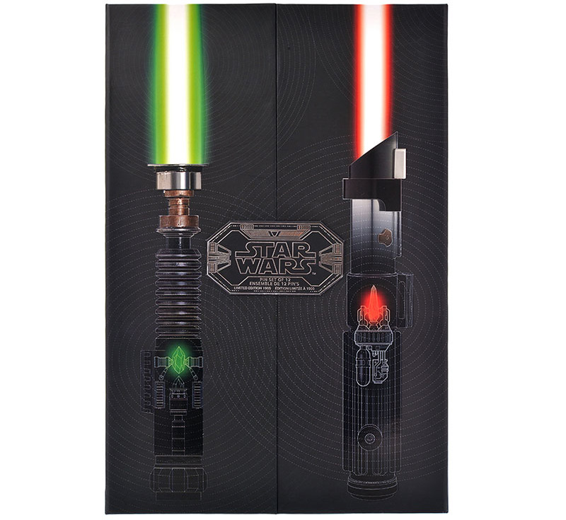 ディズニーストア スター・ウォーズ ライトセーバー ピンバッジセット