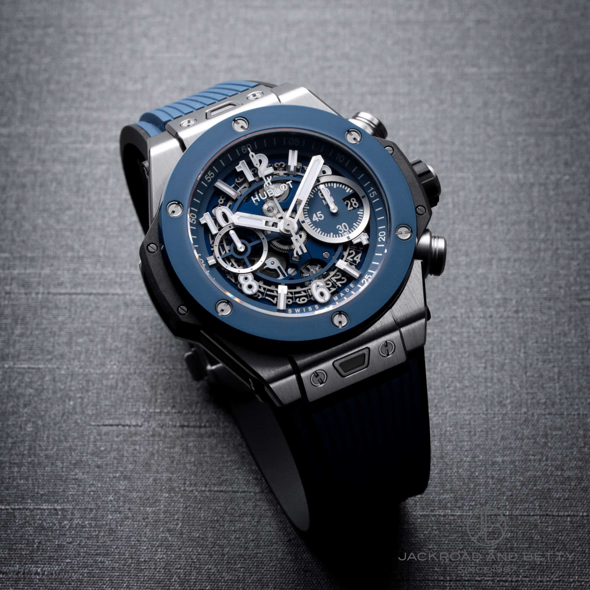 ビッグ・バン ウニコ チタニウム ブルーセラミック[421.NL.5170.RX