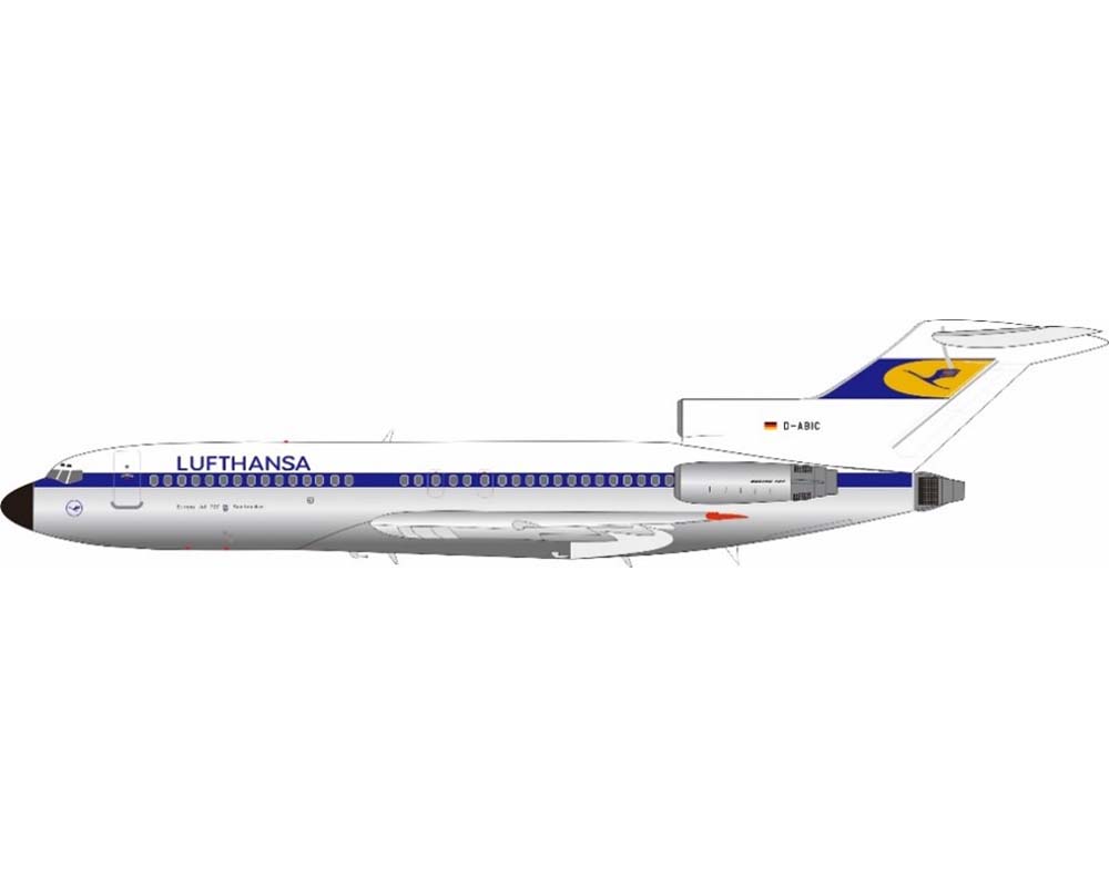 www.JetCollector.com: Lufthansa B727-100 w/stand D-ABIC 1:200