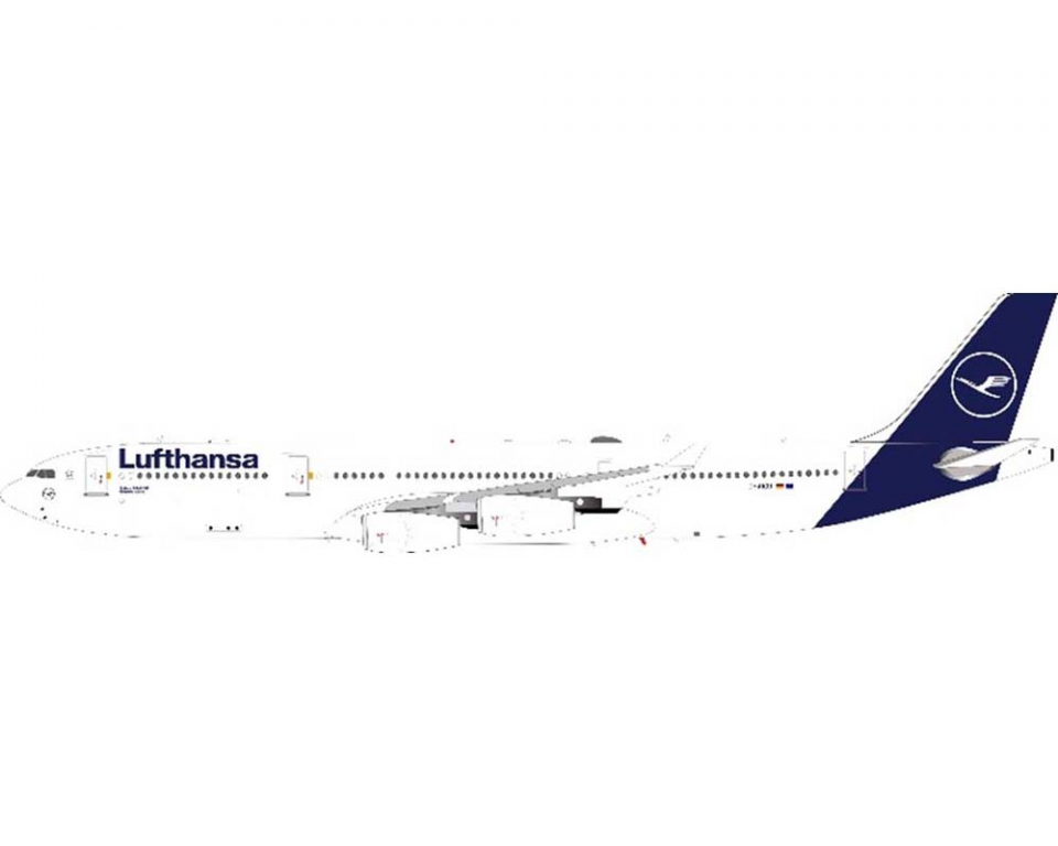 www.JetCollector.com: Lufthansa A340-300 w/stand D-AIGU 1:200