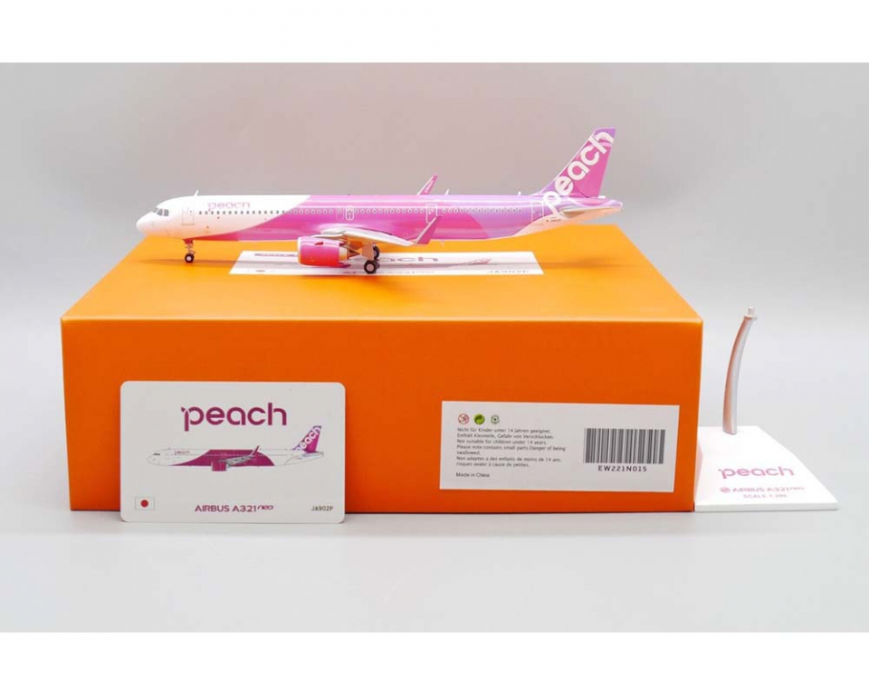 www.JetCollector.com: Peach Aviation A321neo JA902P 1:200 Scale JC