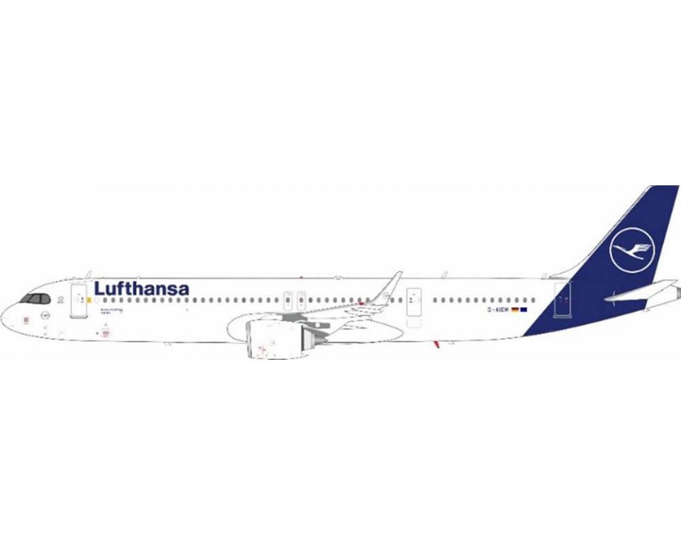 www.JetCollector.com: Lufthansa A321 w/stand D-AIEM 1:200 Scale