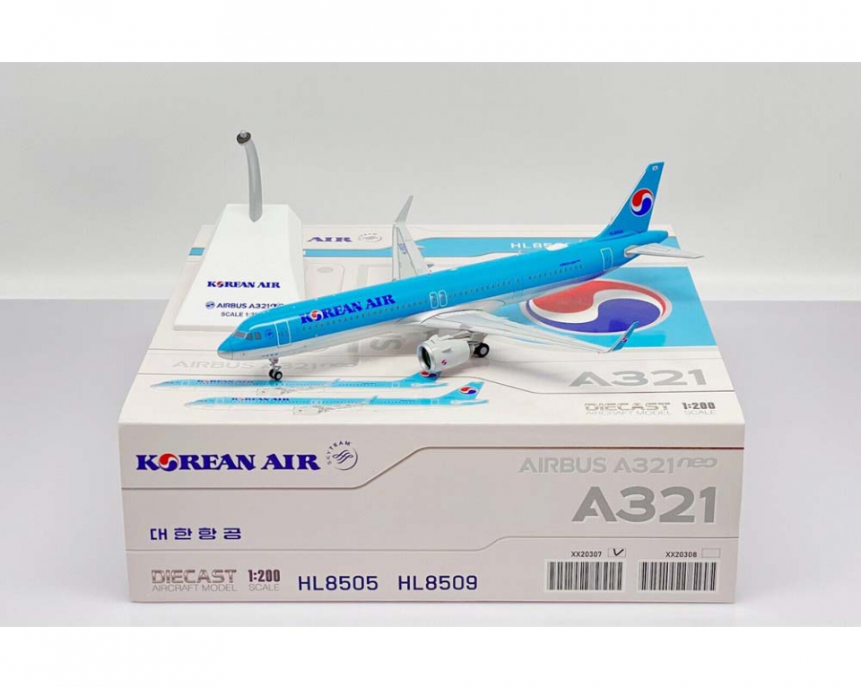 www.JetCollector.com: Korean Air A321neo HL8505 1:200 Scale JC
