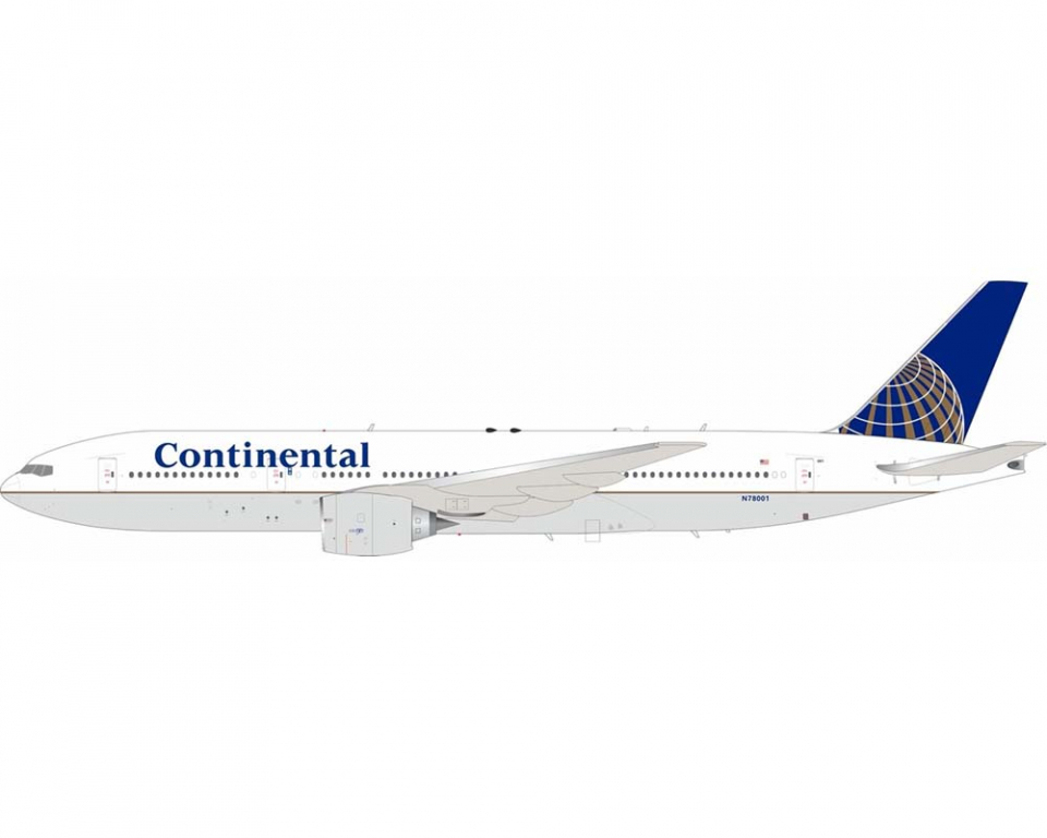 航空機・ヘリコプター Continental Boeing 777 NYC 2000 1:200 1:200