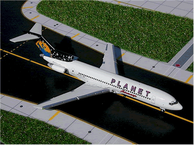 www.JetCollector.com: Planet Airways B727-200 1:400 GeminiJets