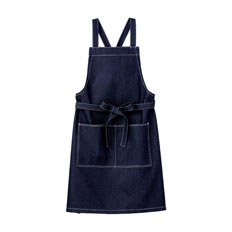 FK-7154】 デニム胸当てエプロン | オリジナルTシャツのプリント作成