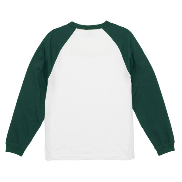 5048-01】 5.6オンス ラグラン ロングスリーブ Tシャツ(1.6インチリブ