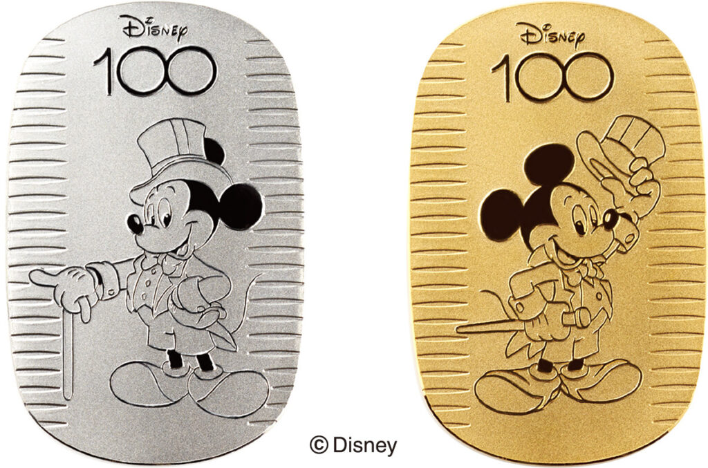 ウォルトディズニーカンパニー創業100周年限定小判 特別販売 純金小判