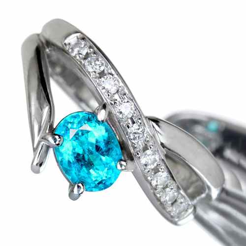 jewel planet 公式サイト / PT900 0.613ct ブラジル産パライバ