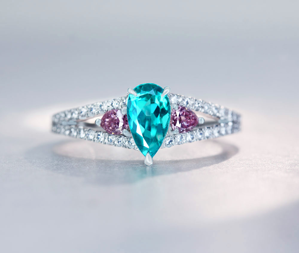 jewel planet 公式サイト / 【HANDMADE】PT950 ブラジル産パライバ