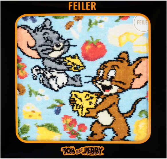 FEILER」と「トムとジェリー」のコラボレーションハンカチが登場