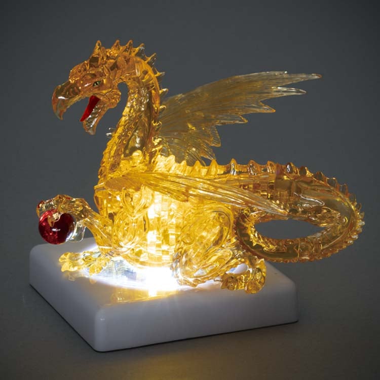 BEV-50304 クリスタルパズル ゴールデン ドラゴン 56ピース ビバリー