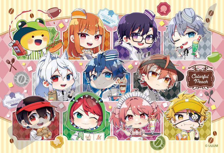 ENS-108-L913 カラフルピーチ カラフルピーチ カフェ 108ピース
