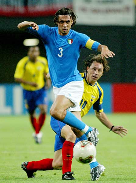 パオロ・マルディーニ＝DF W杯成績：…： 歴代最強イレブン イタリア