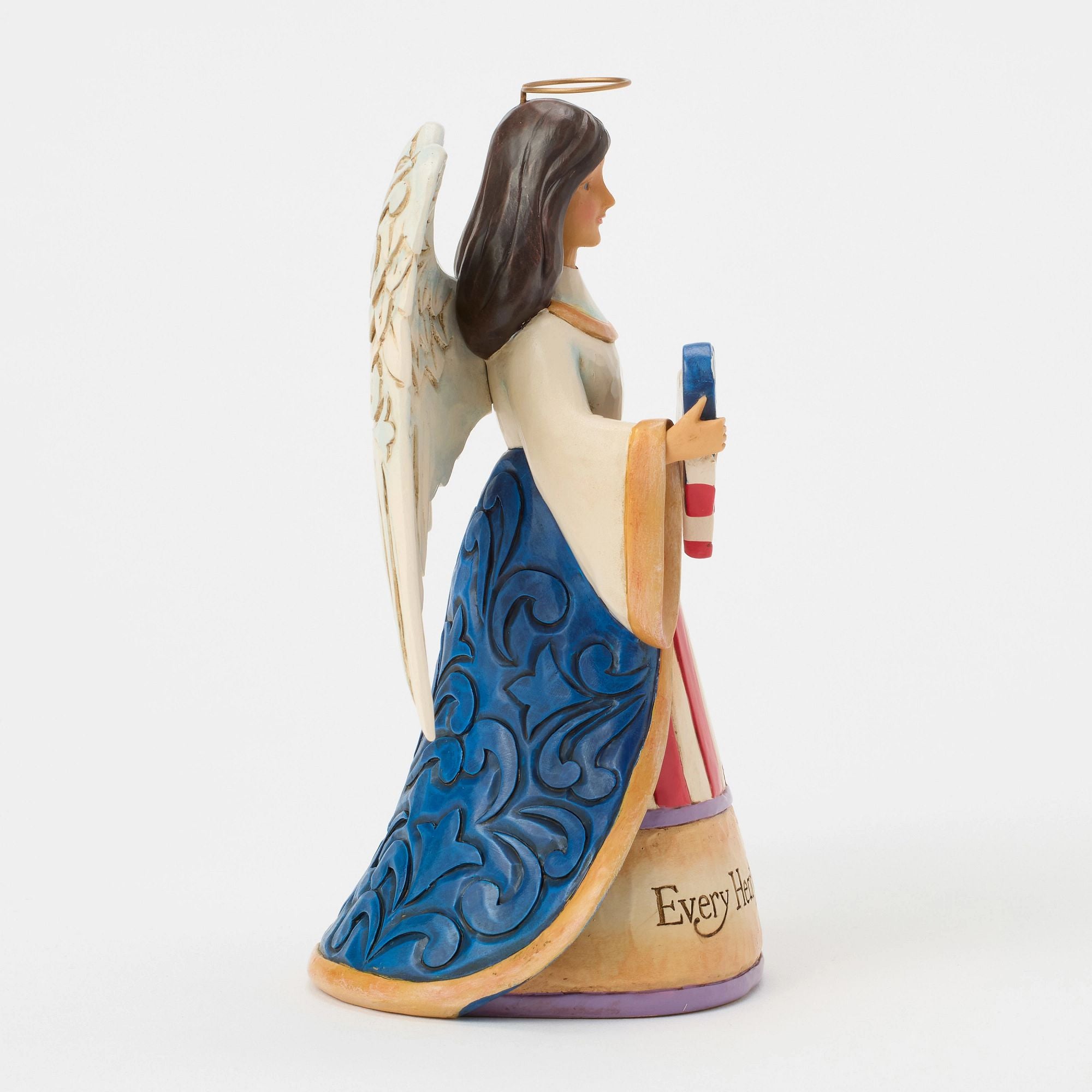 Patriotic Angel with Heart Fig – Jim Shore