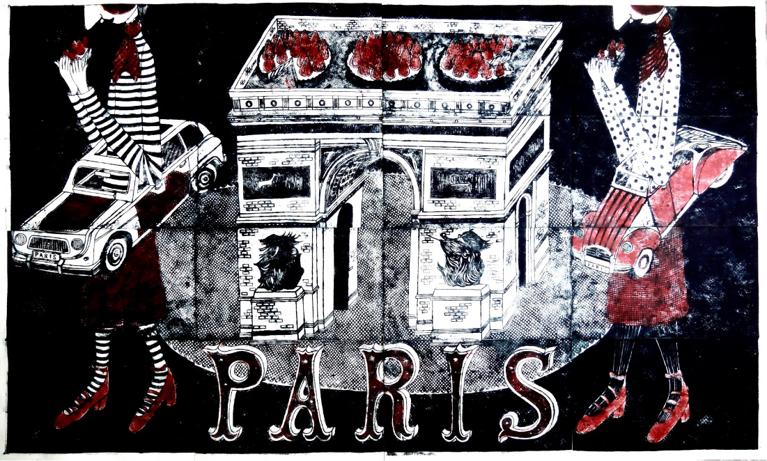 世界的版画作家「西脇光重」先生のアートバーを神宮前倶楽部にて開催