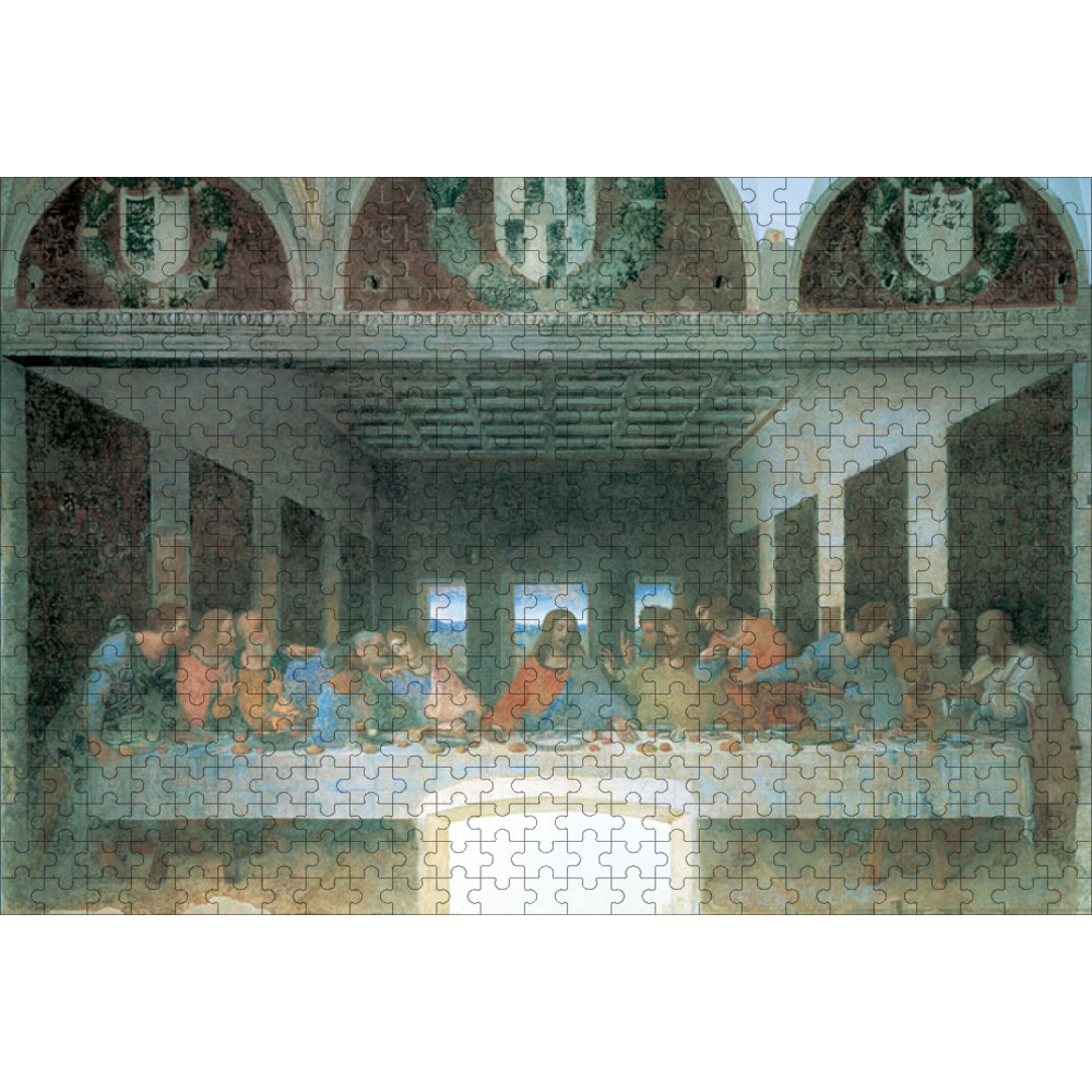 ダ・ヴィンチ 最後の晩餐 500ピース 38×52cm 木製 ジグソーパズル