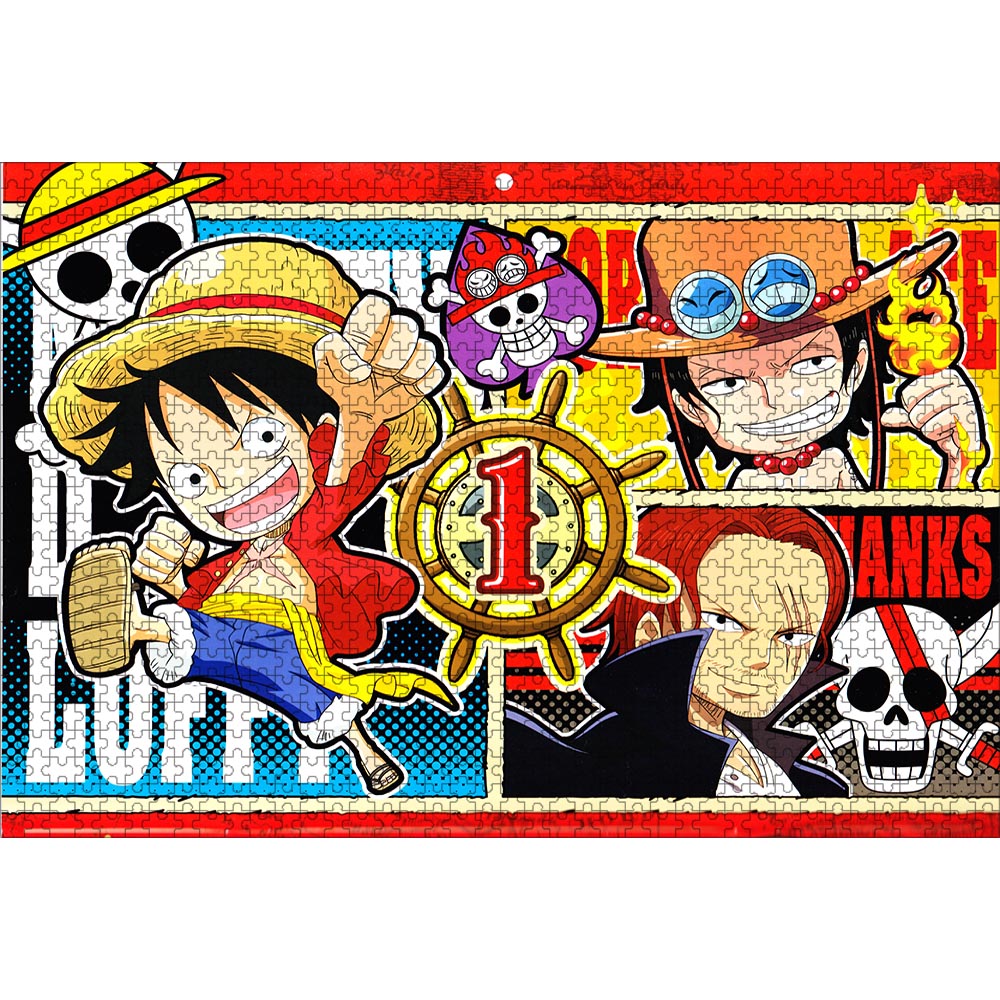 ワンピース パズル エース ルフィ シャンクス 1000ピース 50×75cm