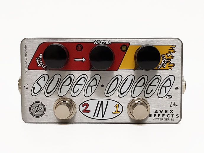 JRRshop.com | ZVEX Effects Vexter Super Duper 2-in-1 Pedal - Open